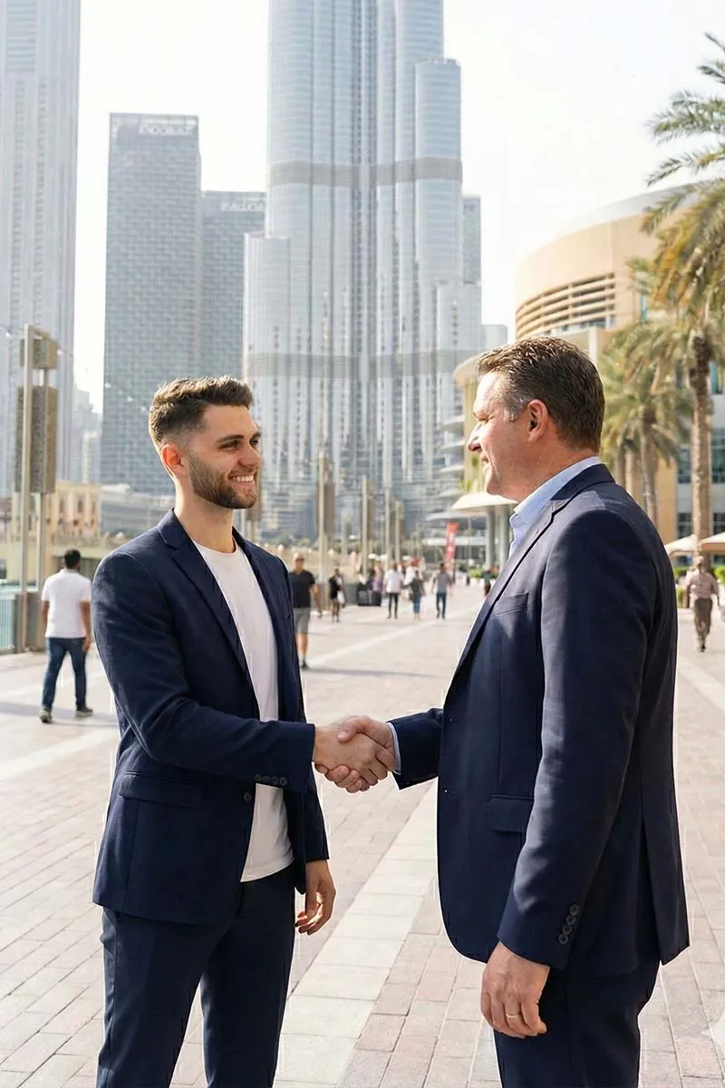 Structuurgesprek bij Dubai Setup in het DIFC
