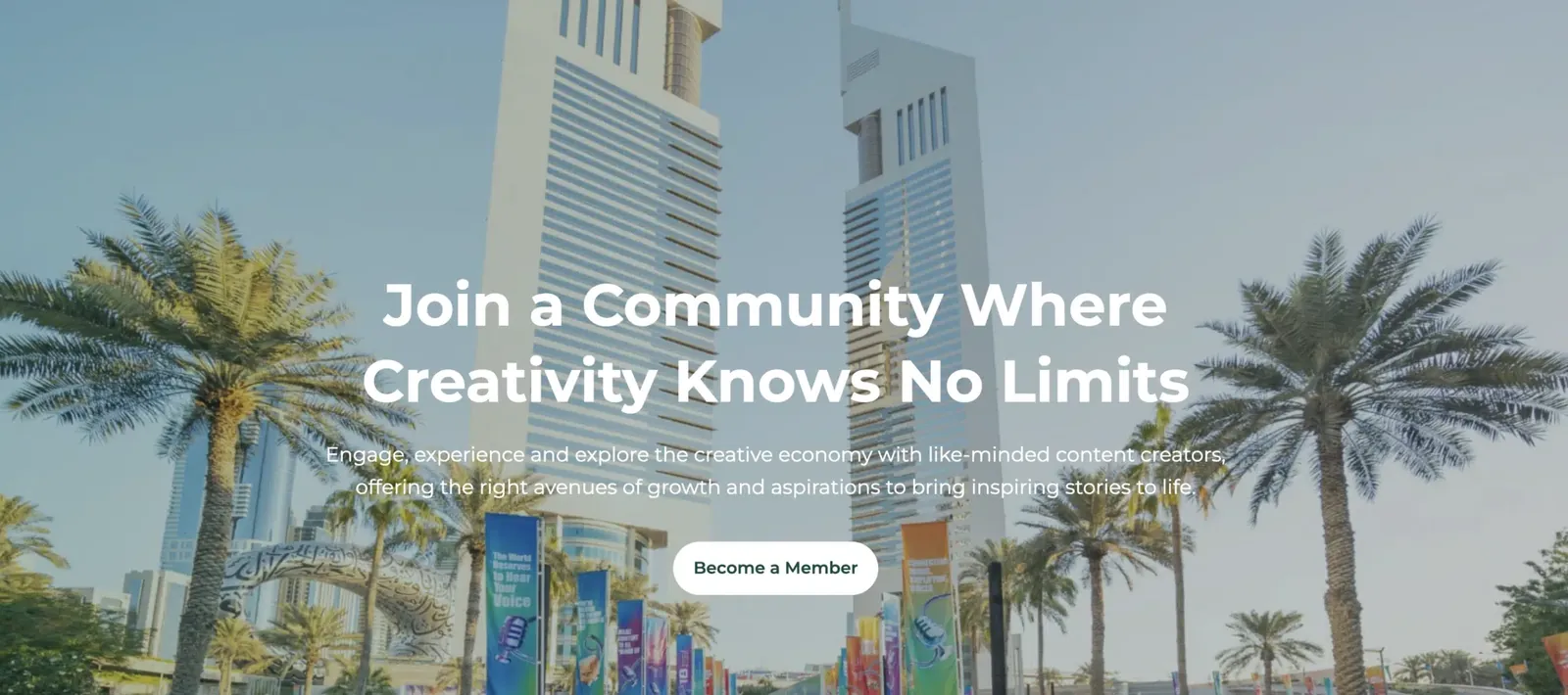 Creative HQ Dubai, aanvraag voor het influencervisum