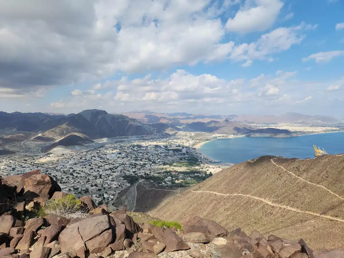 Wandelen in Khor Fakkan