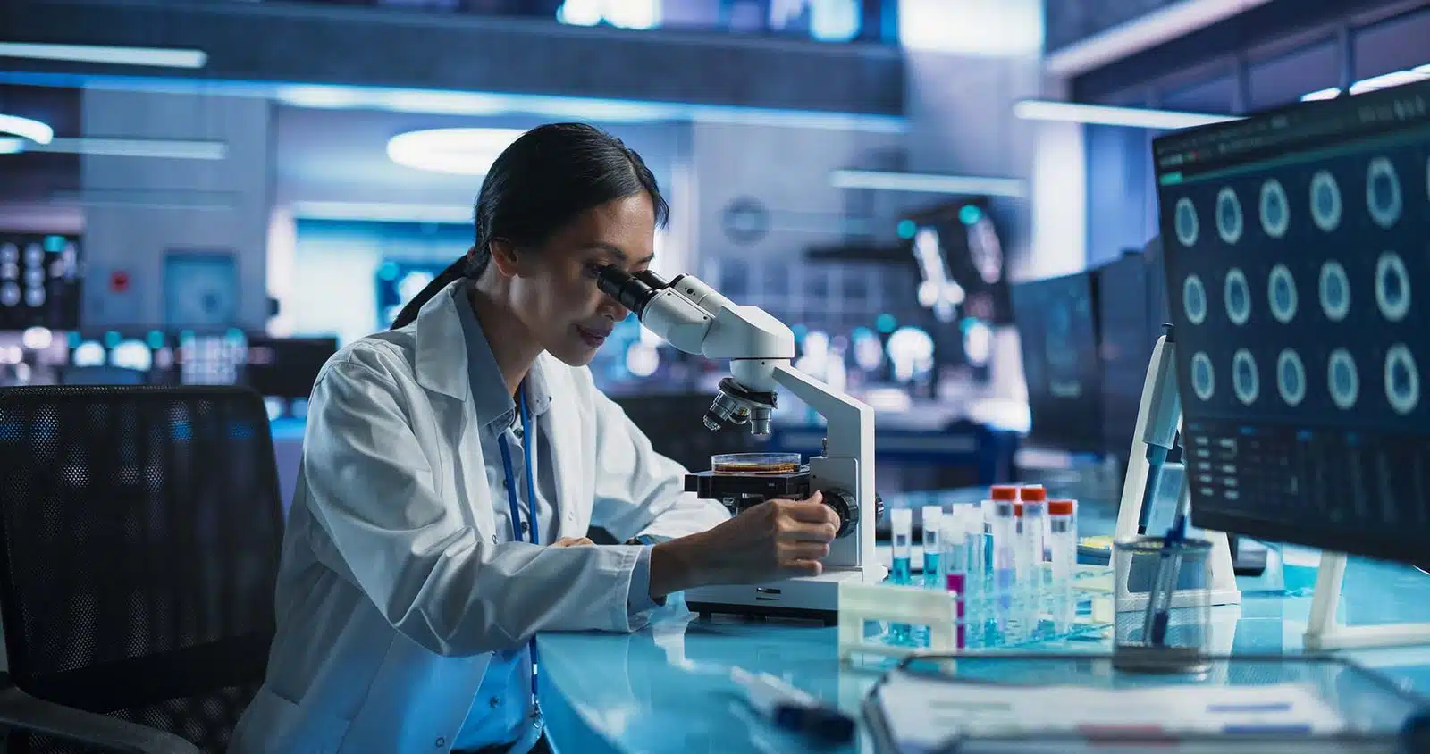 Wetenschapper in het laboratorium